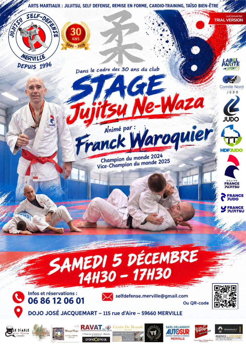 Stage Ne-Waza avec Franck Waroquier