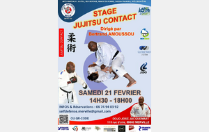 Stage national de Jujitsu contact avec Bertrand AMOUSSOU