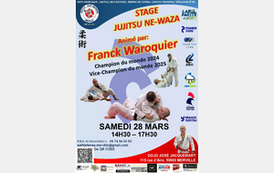 Stage Ne-Waza animé par Franck WAROQUIER