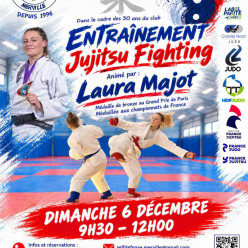 Entrainement Jujitsu Fighting avec Laura Majot